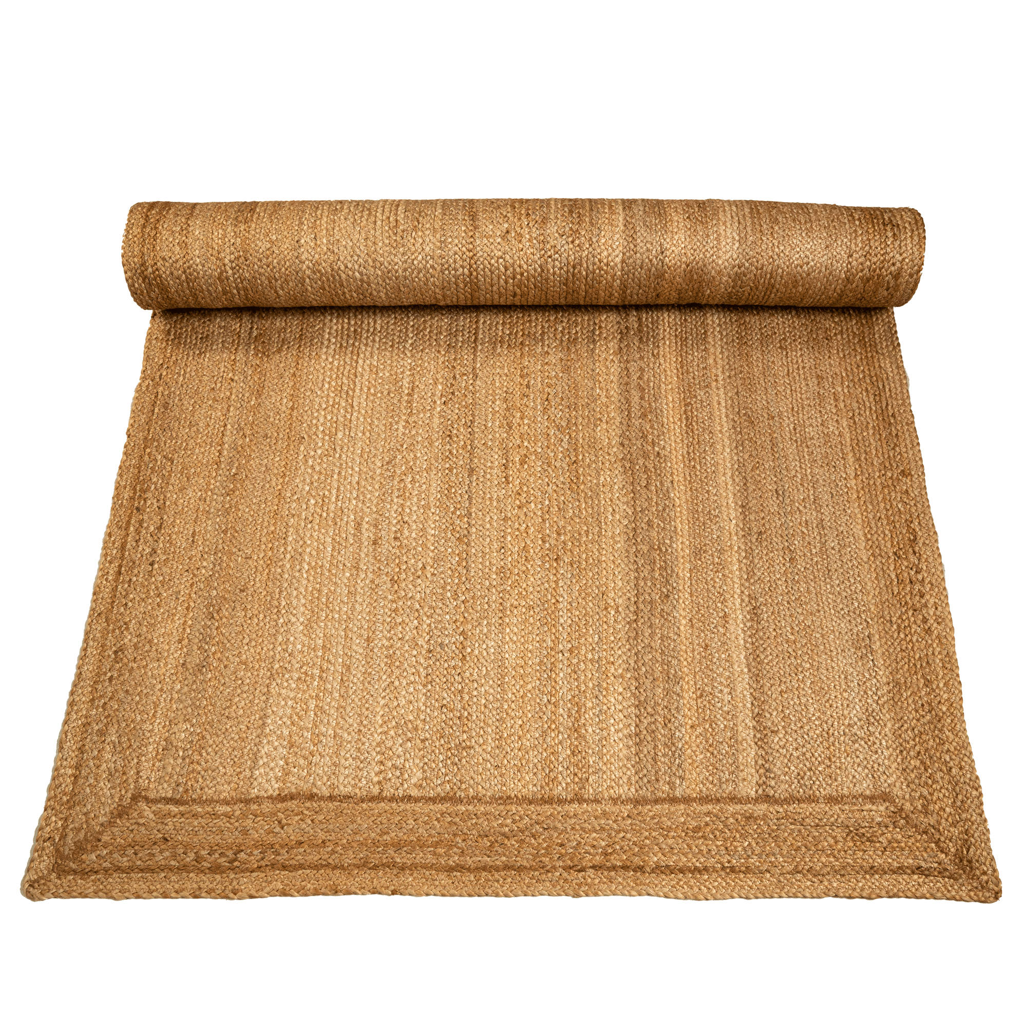 Natural Plain Hand-Woven Reversible Braided Jute Rug-ICJMR7 (3)