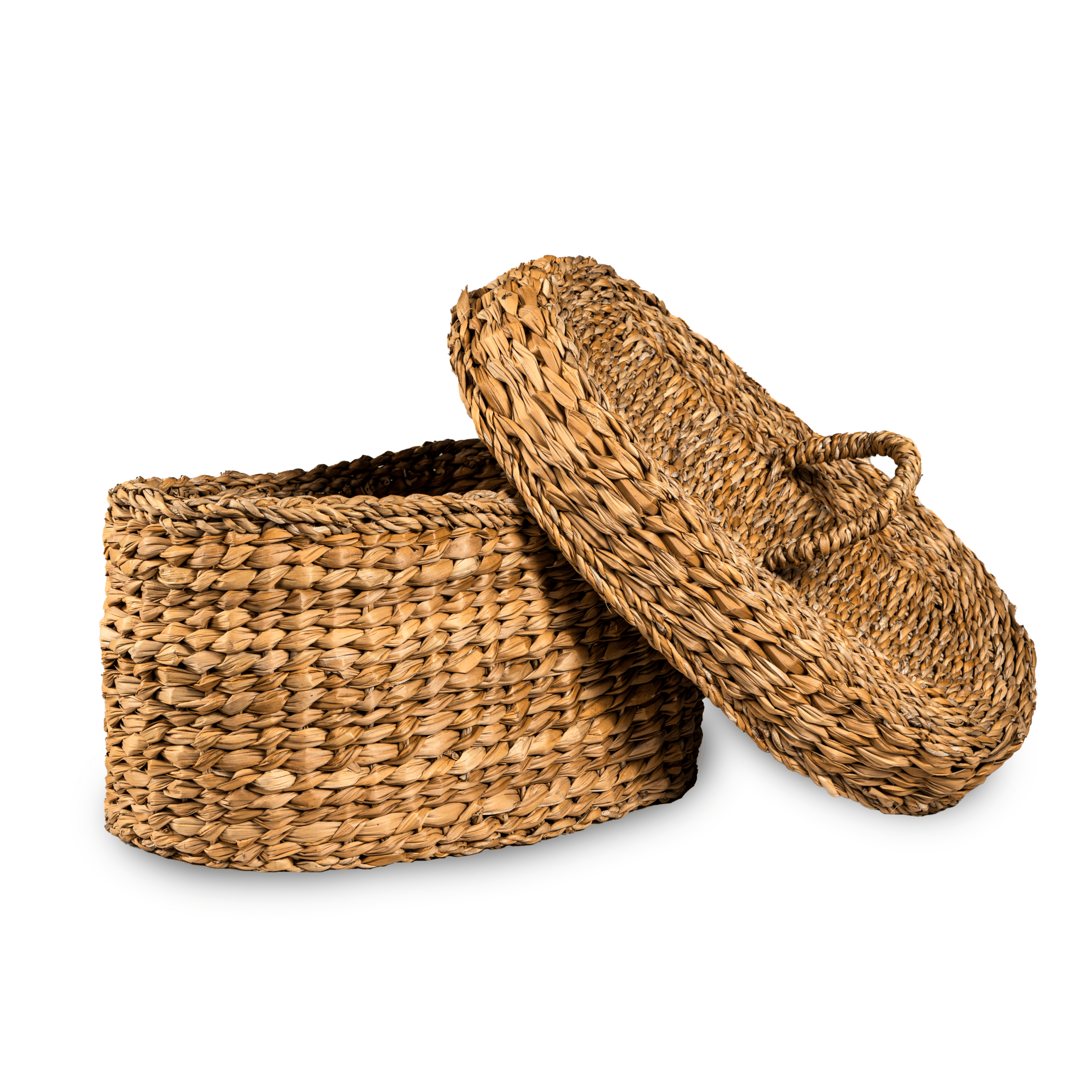 Seagrass Tiffin Picnic Basket with Lid - ICSGHFB5 (2)