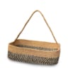 Double Patterned Jute Basket with Central Extended Handle - ICJMB57 (2)
