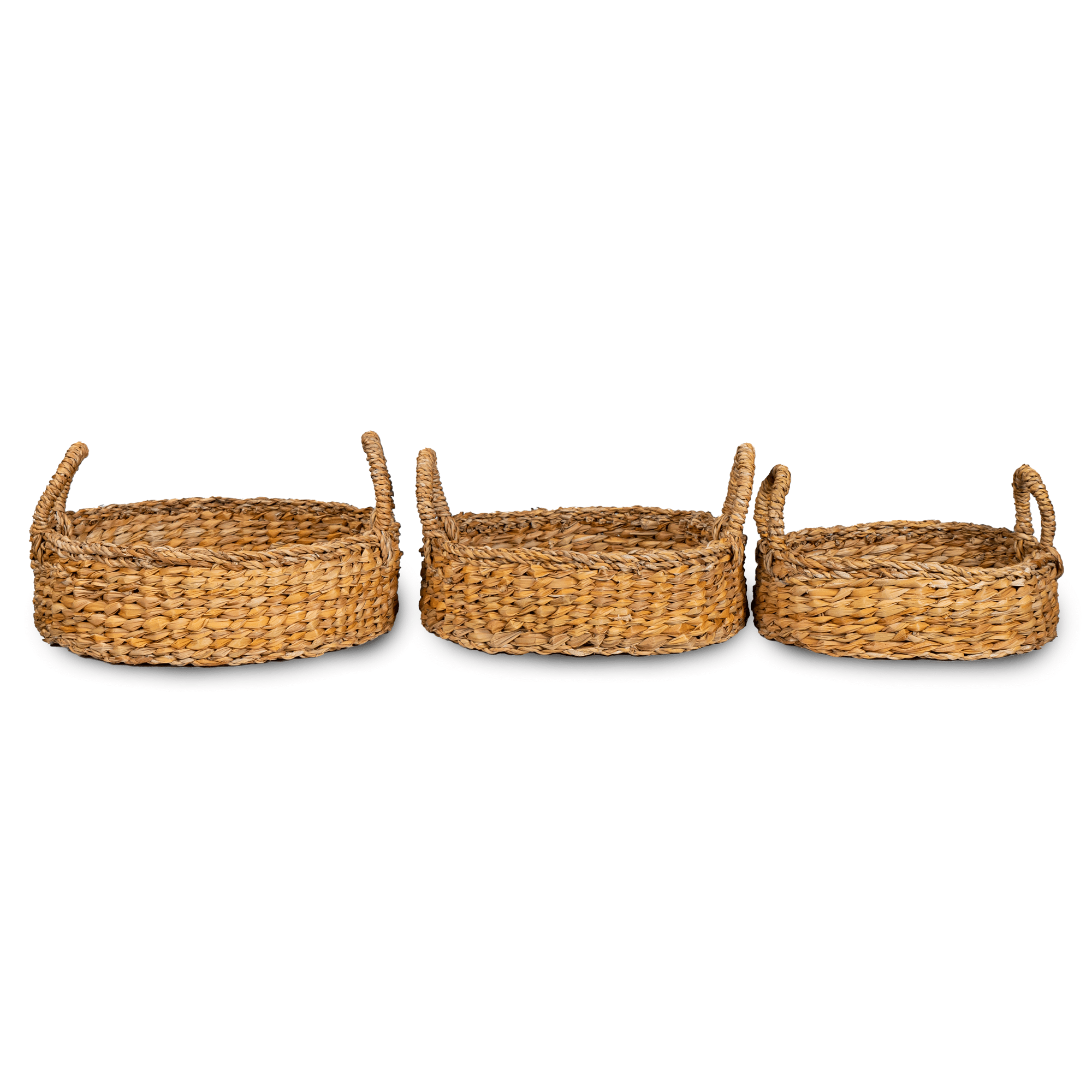 Round Seagrass Harvest Basket (2)