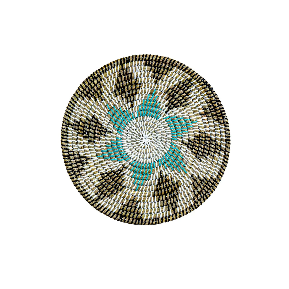 Set of 5 Boho Multicolor Jute Style Kans Grass Wall Mats