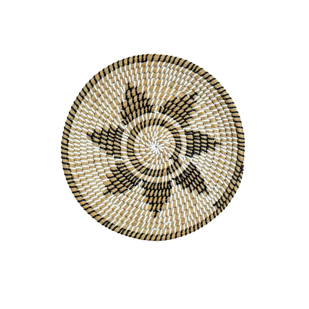 Rustic Multicolor Jute style Kansgrass Wall Mat Set of 5