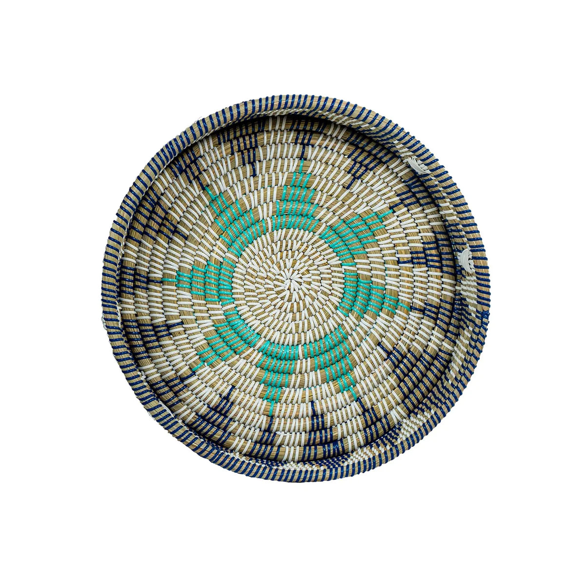 Handwoven Jute Style Kansgrass Basket Tray Set of 3