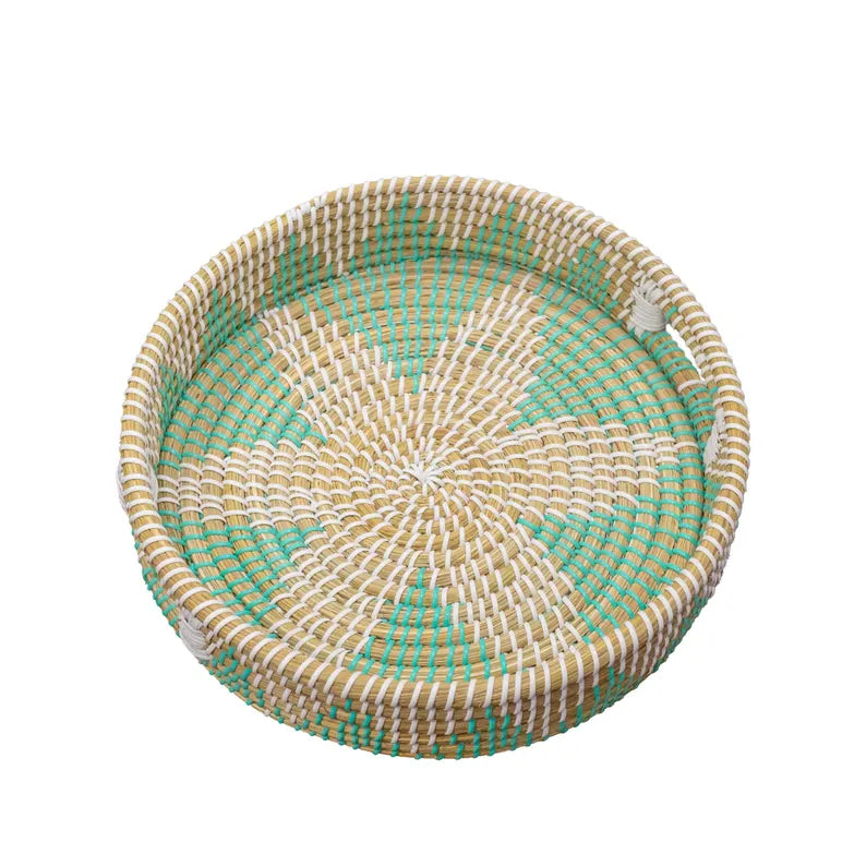Rustic Kansgrass Multicolor Tray SET OF 3