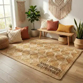 eco friendly handwoven jute doormat online