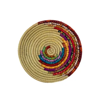 multicolor wall mats jute style