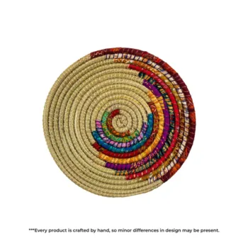boho multi color kansgrass wall mats