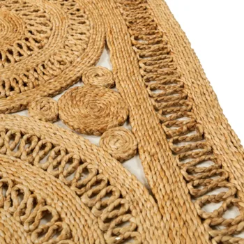 natural rectangular jute rug zoom in