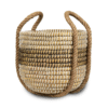 Kans Grass Double-Tone Laundry Basket with Extended Handles (1)