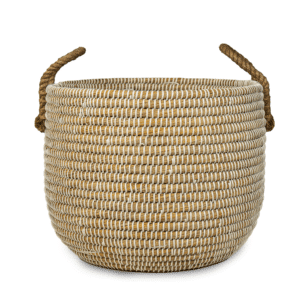Plain Kans Grass Storage Basket with Built-in Handles - ICKGHB17