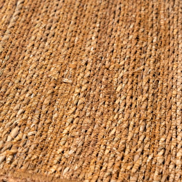 Plain Minimalistic Square Natural Jute Rug -ICSGHLB14 (2)