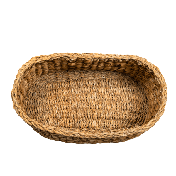 Seagrass Tiffin Picnic Basket with Lid - ICSGHFB5 (3)