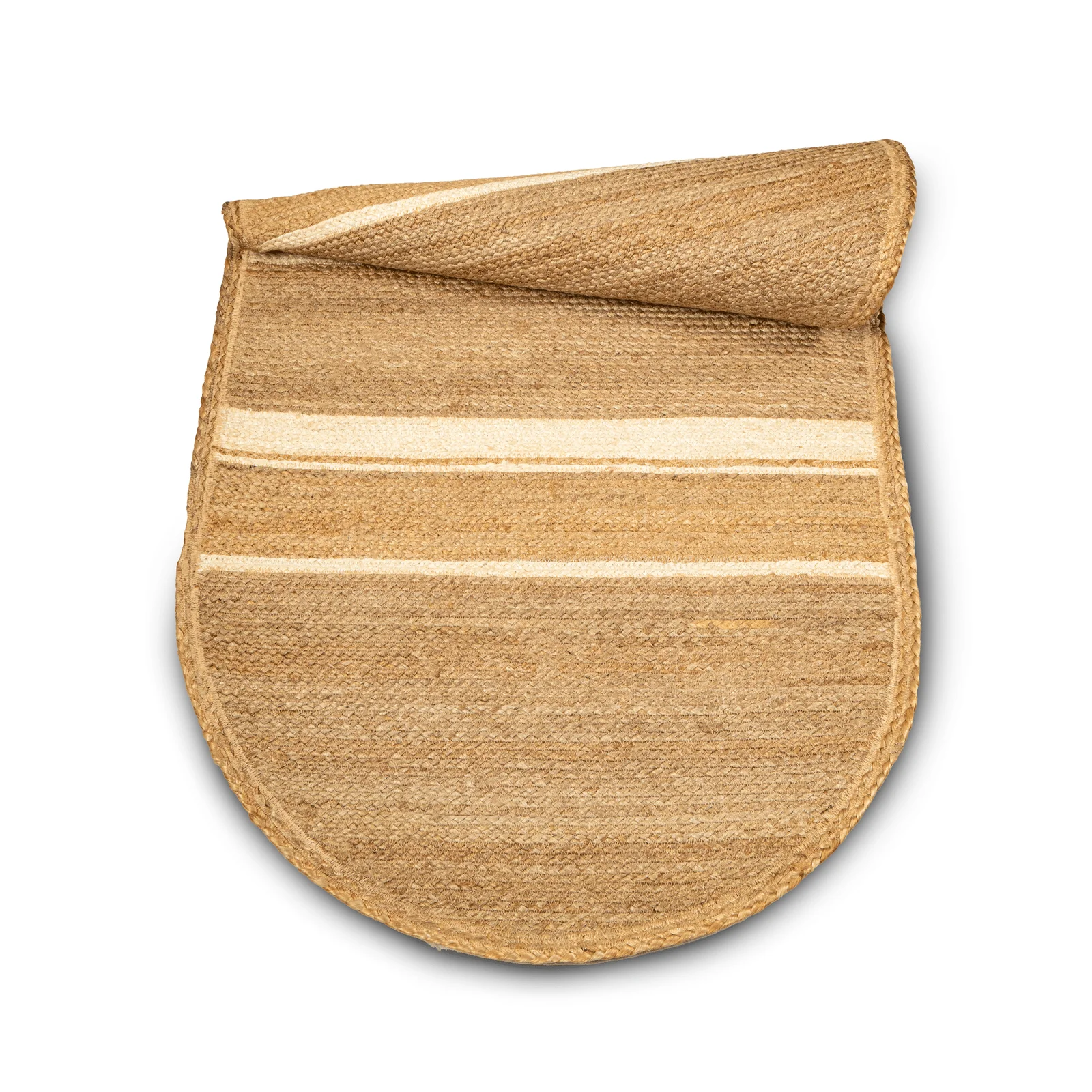 P31.3-Hand Woven Oval Jute Mat