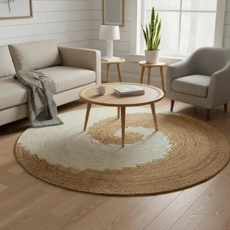 round jute rug