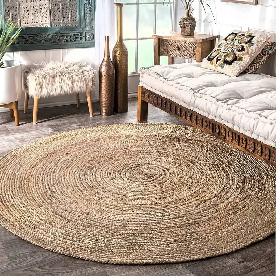 round jute rug
