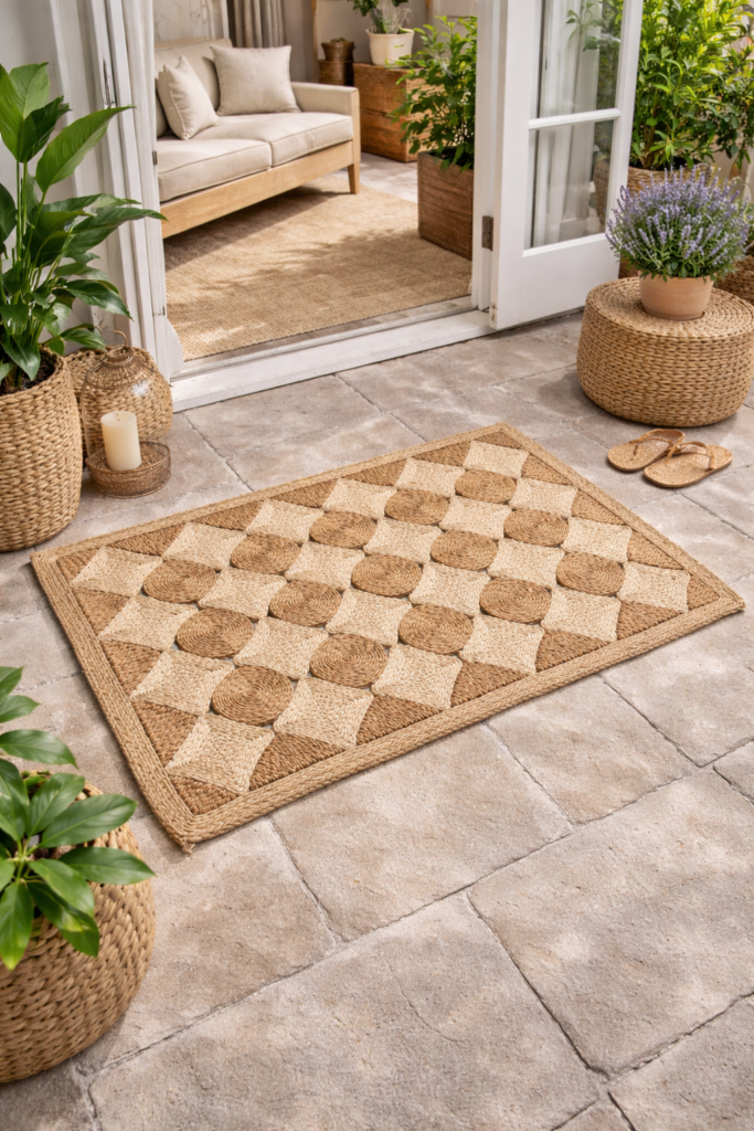 jute doormat outdoor use