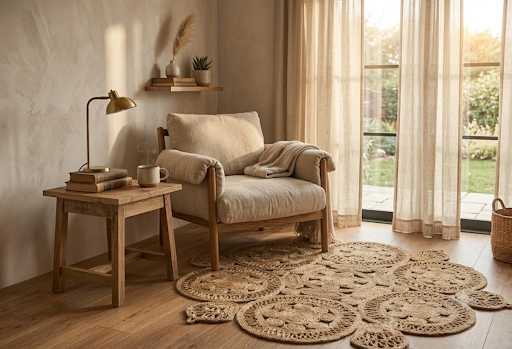 boho living room ideas pair it with Wooden Furniture